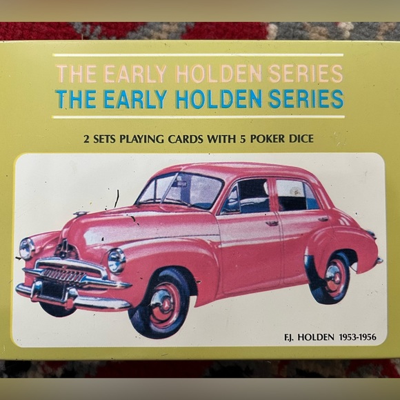The Early Holden Series 2 Sets of Playing Cards with 5 Poker Dice - Picture 8 of 11
